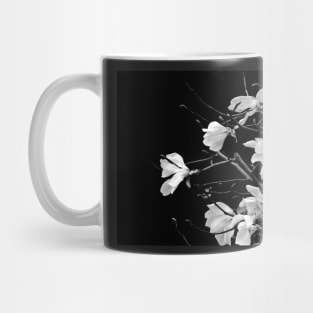 Black and White Magnolia Photography Mug